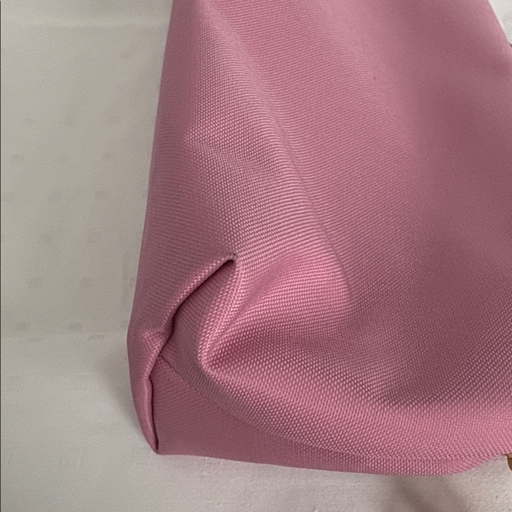 Longchamp Cosmetic Pouch with Leather Handle 🩷🤎🩷 - Picture 9 of 12